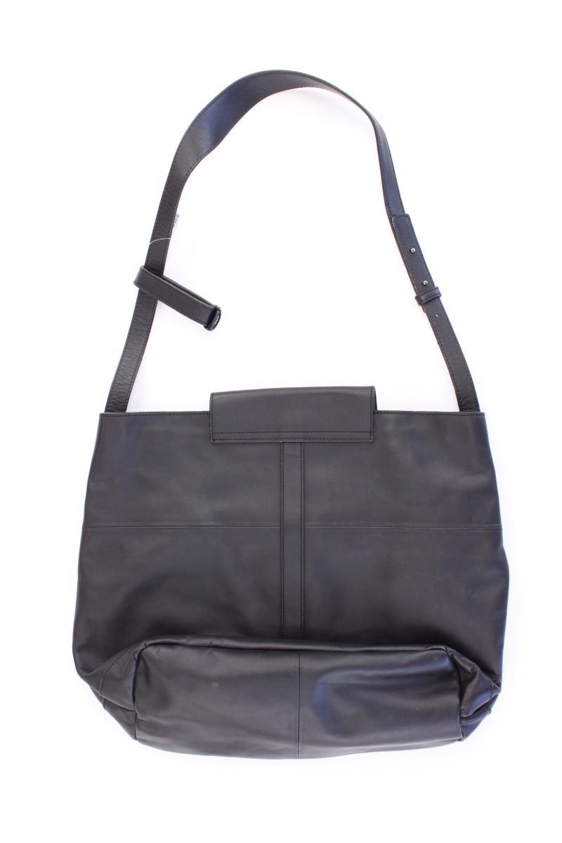 Marc O'Polo Schultertasche schwarz aus Leder