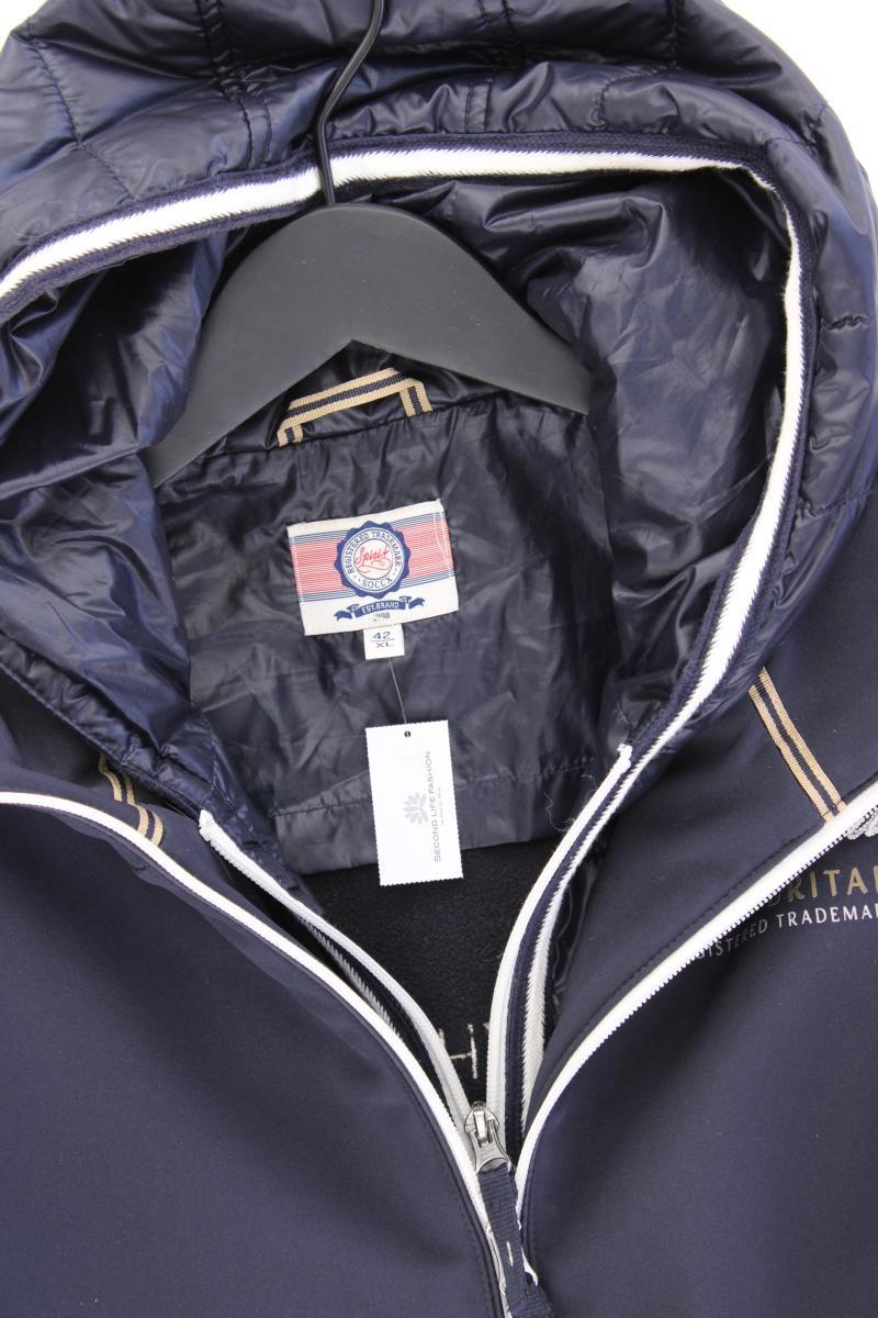 Soccx Softshelljacke Gr. 42 blau aus Polyester