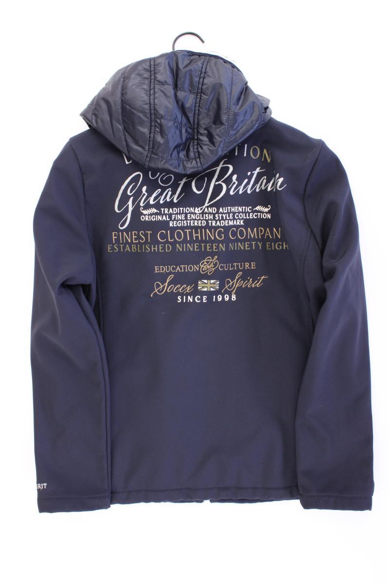 Soccx Softshelljacke Gr. 42 blau aus Polyester