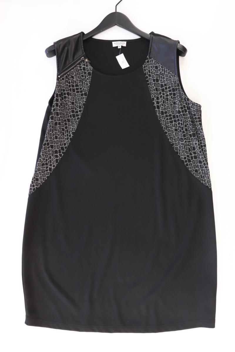 Gina Laura Midikleid Gr. XL Ärmellos schwarz aus Polyester