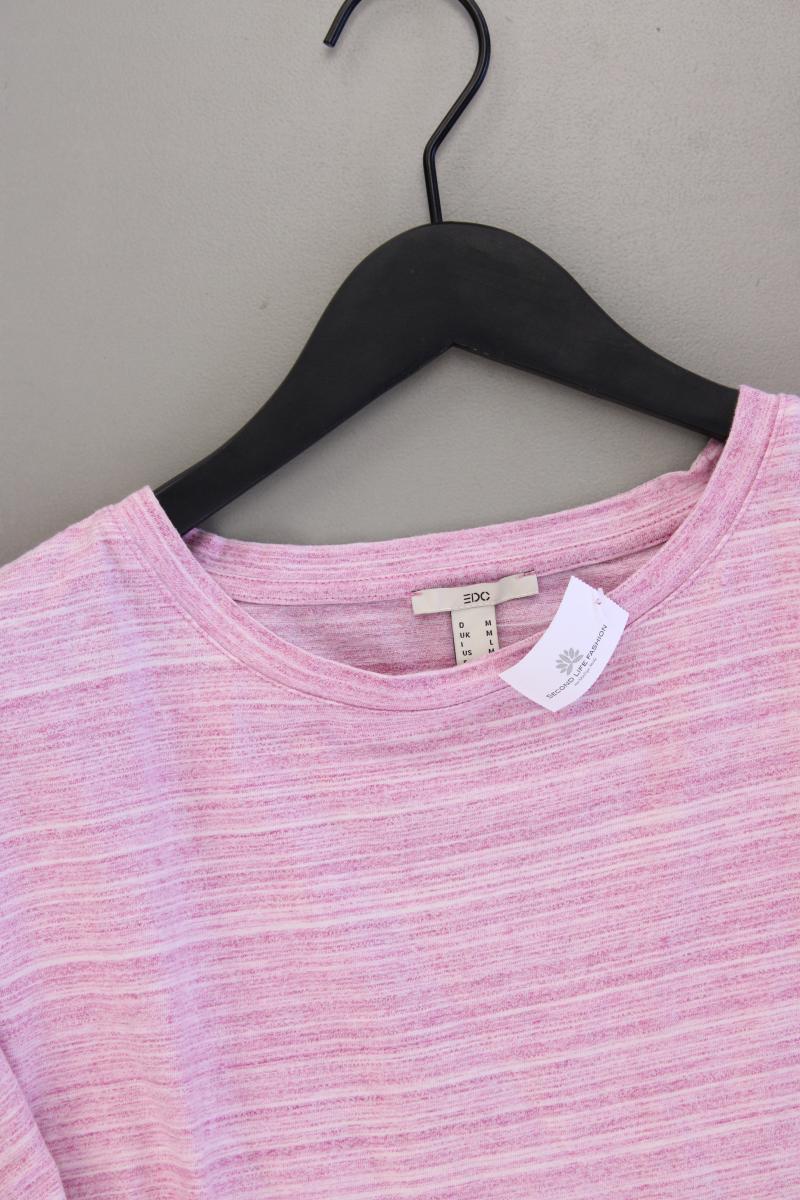 Esprit Cropped Shirt Gr. M Kurzarm rosa aus Baumwolle