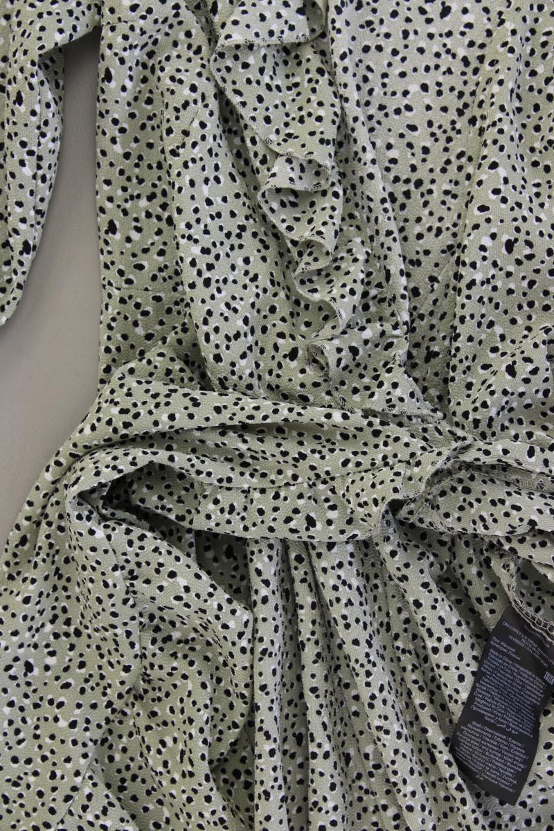 Only Wickelkleid Gr. 36 Langarm grün aus Polyester