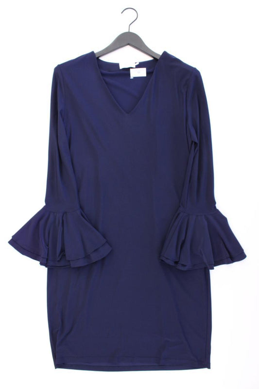 Freebird Midikleid Gr. XL Trompetenärmel blau aus Polyester