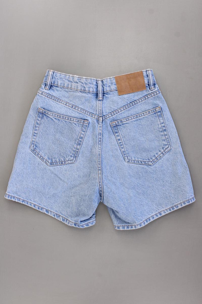 Zara Jeansshorts Gr. 34 blau aus Baumwolle