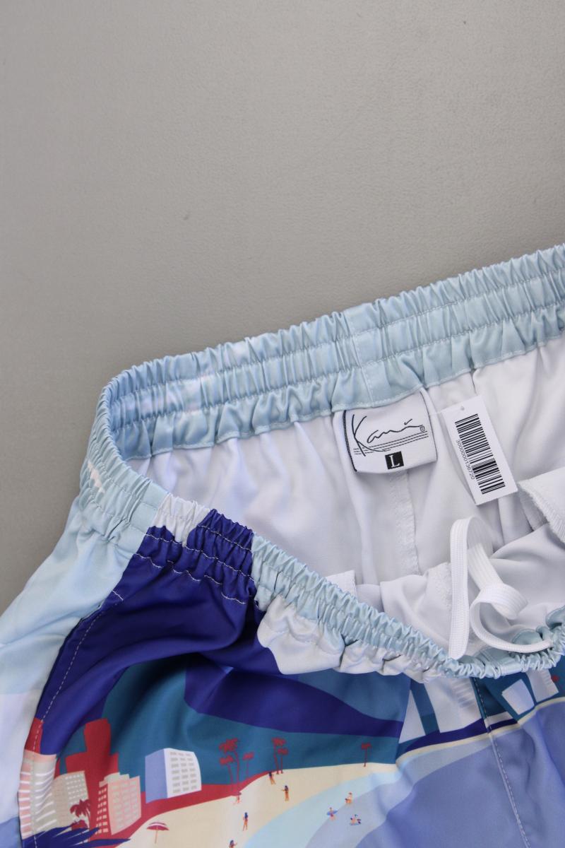KARL KANI Shorts für Herren Gr. L mehrfarbig aus Polyester