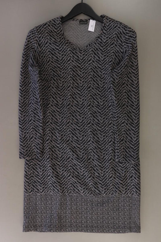 BARBARA LEBEK Langarmkleid Gr. 38 gestreift schwarz aus Polyester