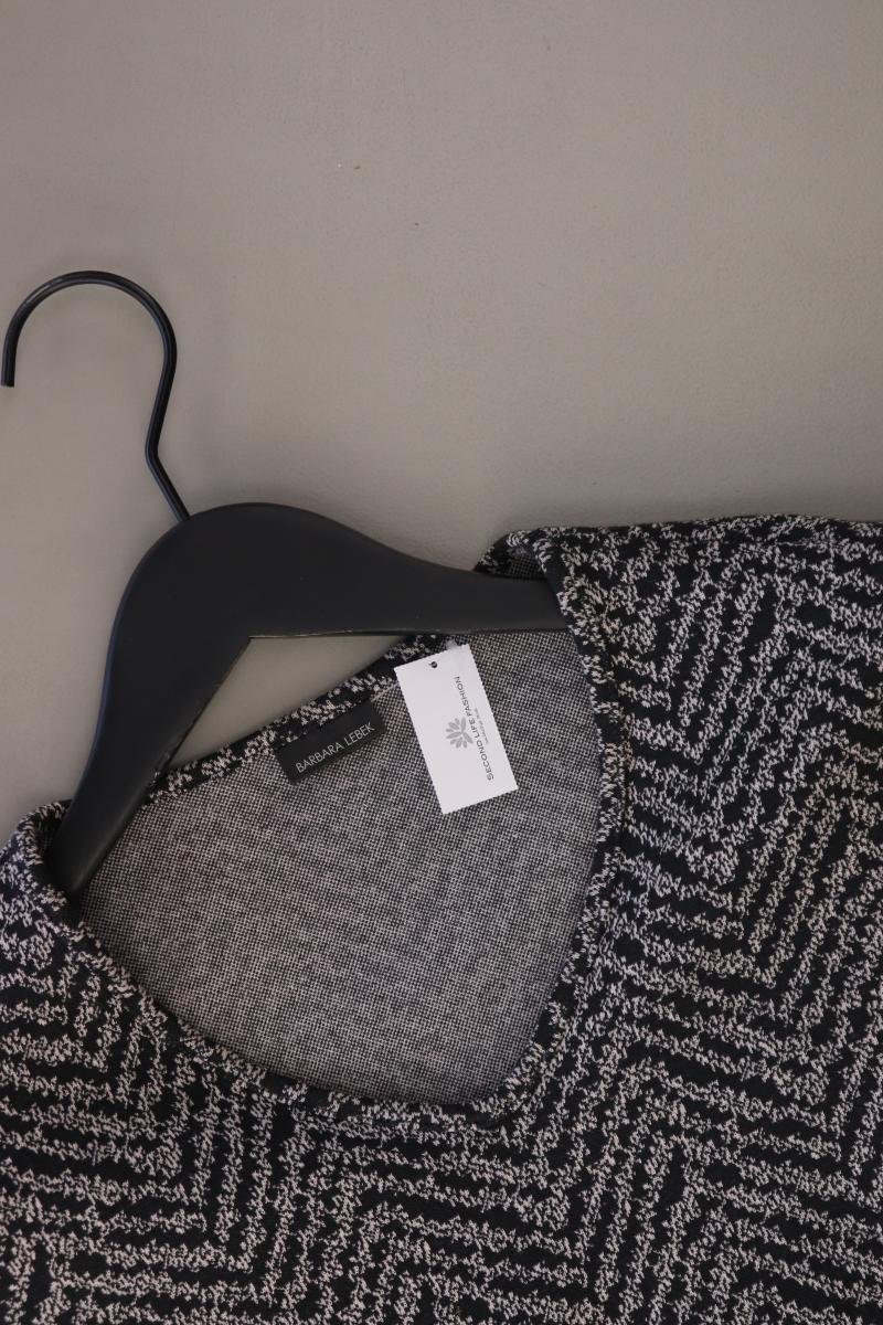 BARBARA LEBEK Langarmkleid Gr. 38 gestreift schwarz aus Polyester