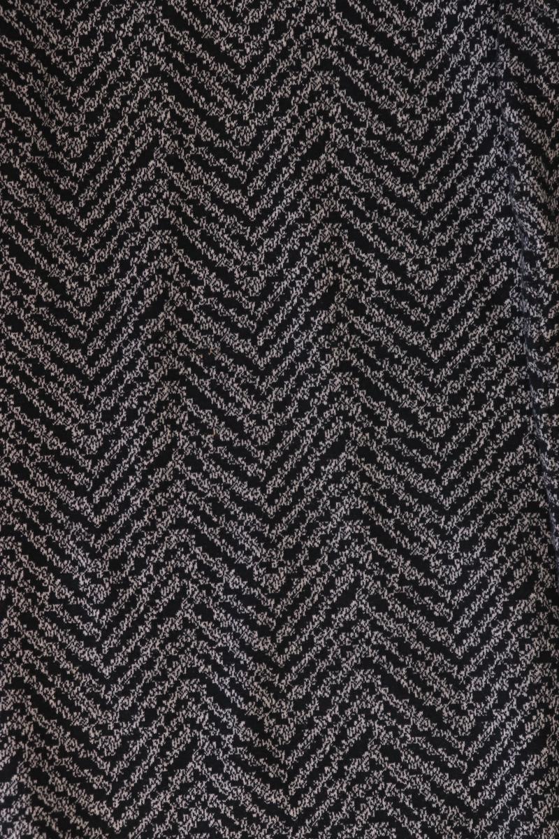 BARBARA LEBEK Langarmkleid Gr. 38 gestreift schwarz aus Polyester