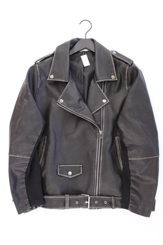 Studio Untold Kunstlederjacke Gr. 46/48 schwarz