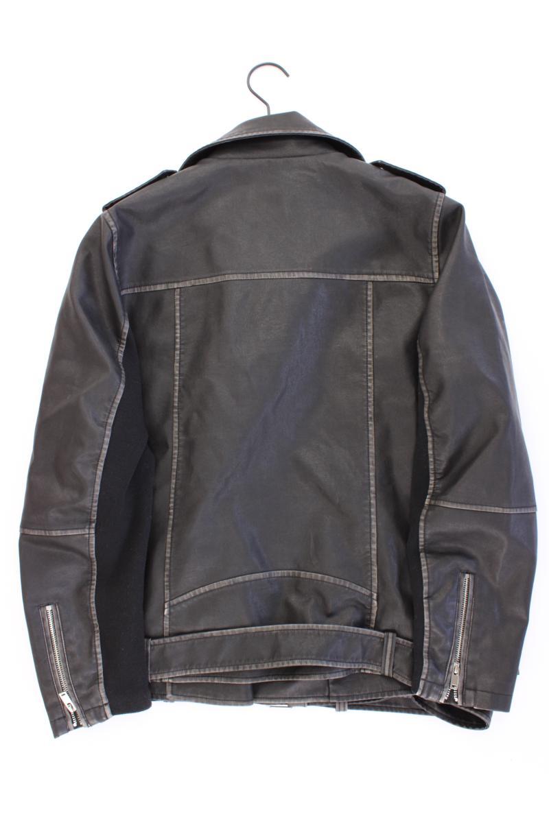 Studio Untold Kunstlederjacke Gr. 46/48 schwarz