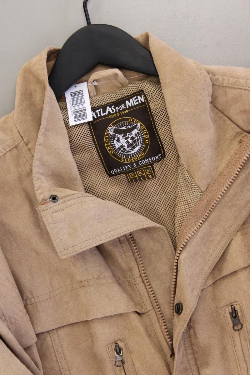 Atlas For Men Übergangsjacke für Herren Gr. L neuwertig braun aus Polyester