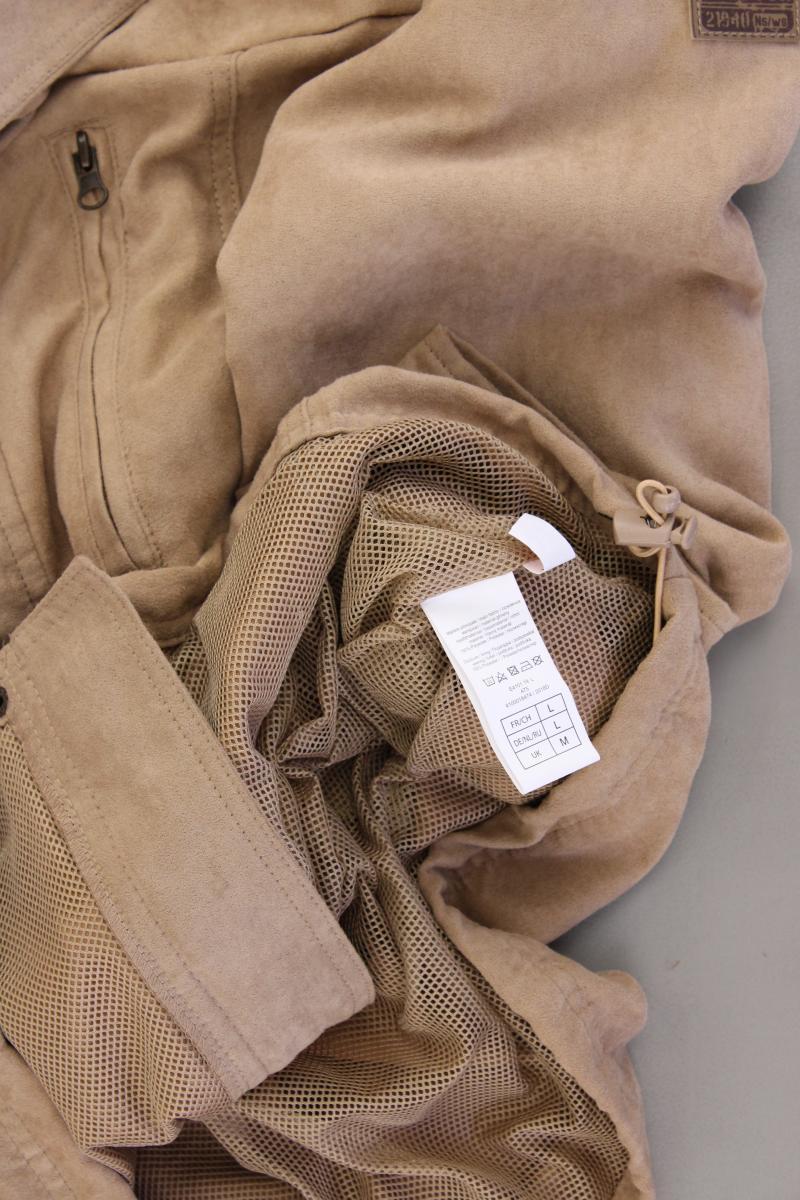 Atlas For Men Übergangsjacke für Herren Gr. L neuwertig braun aus Polyester