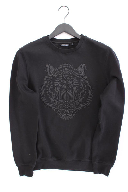 ANTONY MORATO Langarmpullover für Herren Gr. S schwarz aus Baumwolle