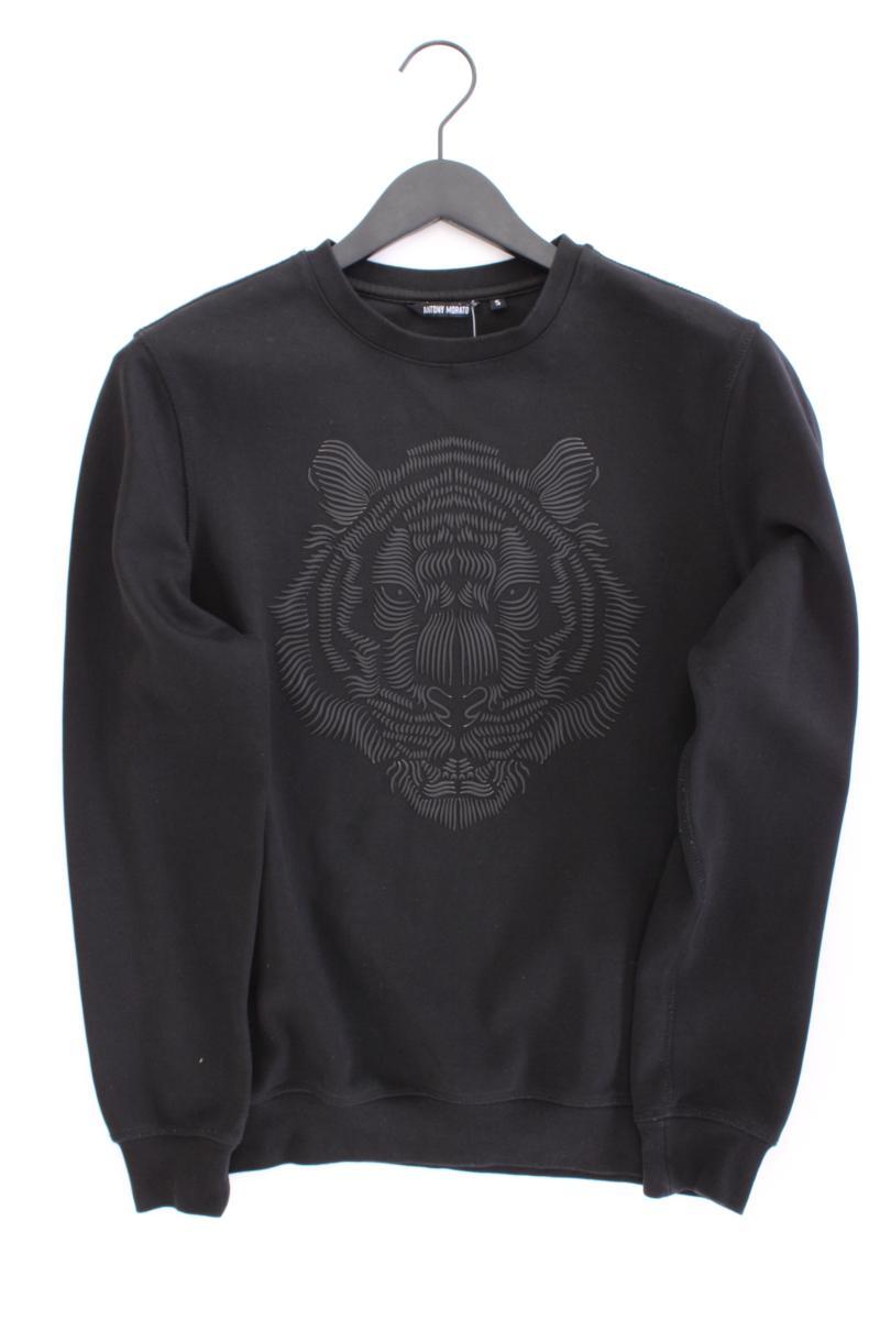 ANTONY MORATO Langarmpullover für Herren Gr. S schwarz aus Baumwolle