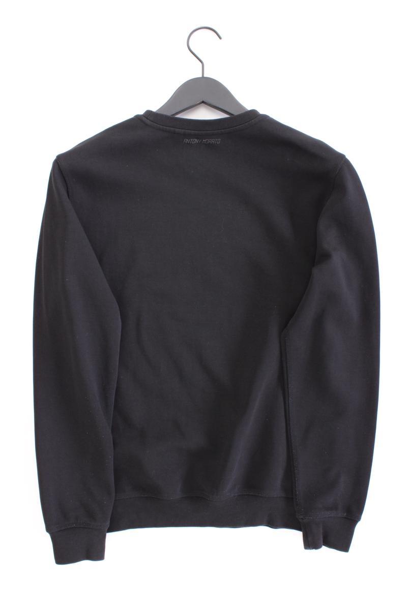 ANTONY MORATO Langarmpullover für Herren Gr. S schwarz aus Baumwolle