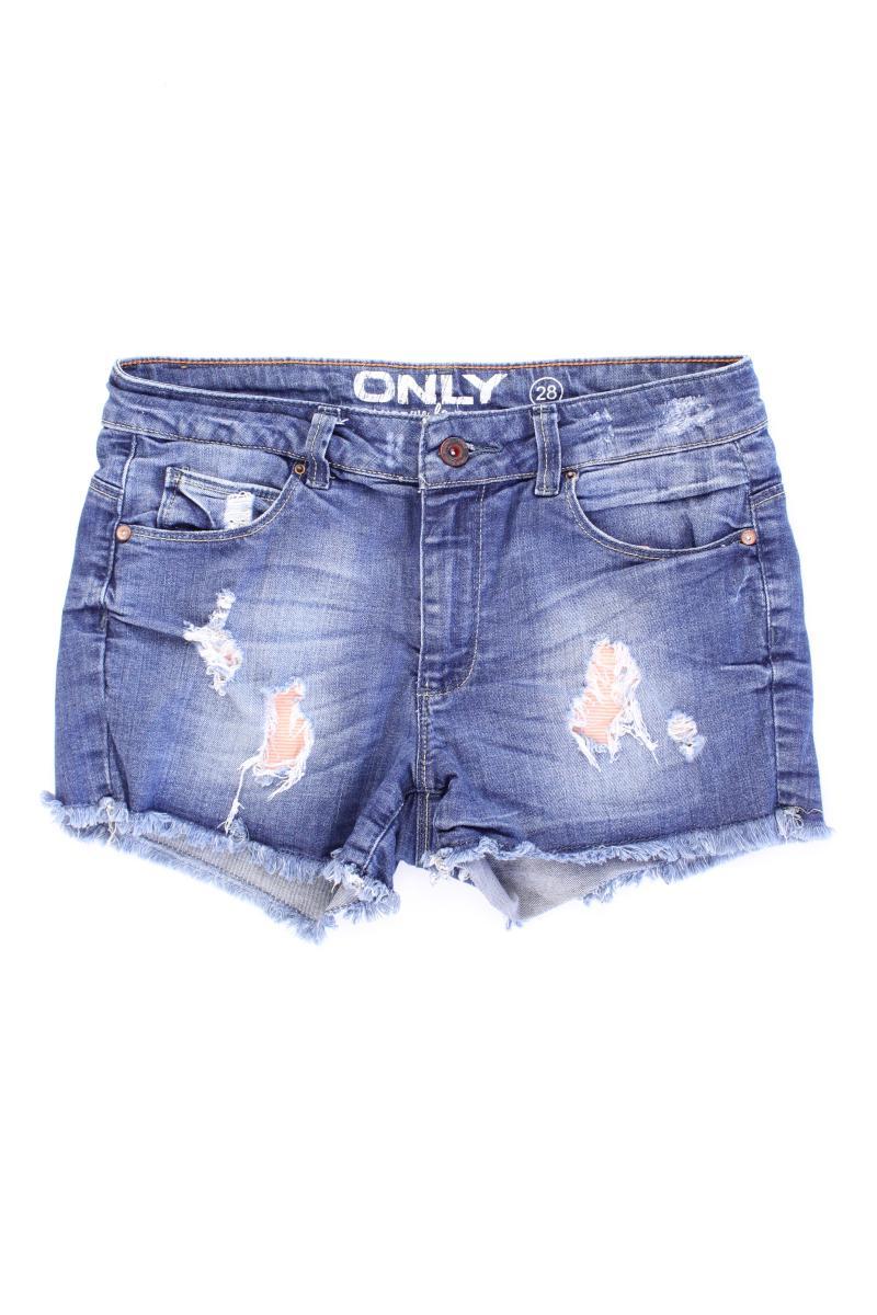 Only Jeansshorts Gr. W28 blau
