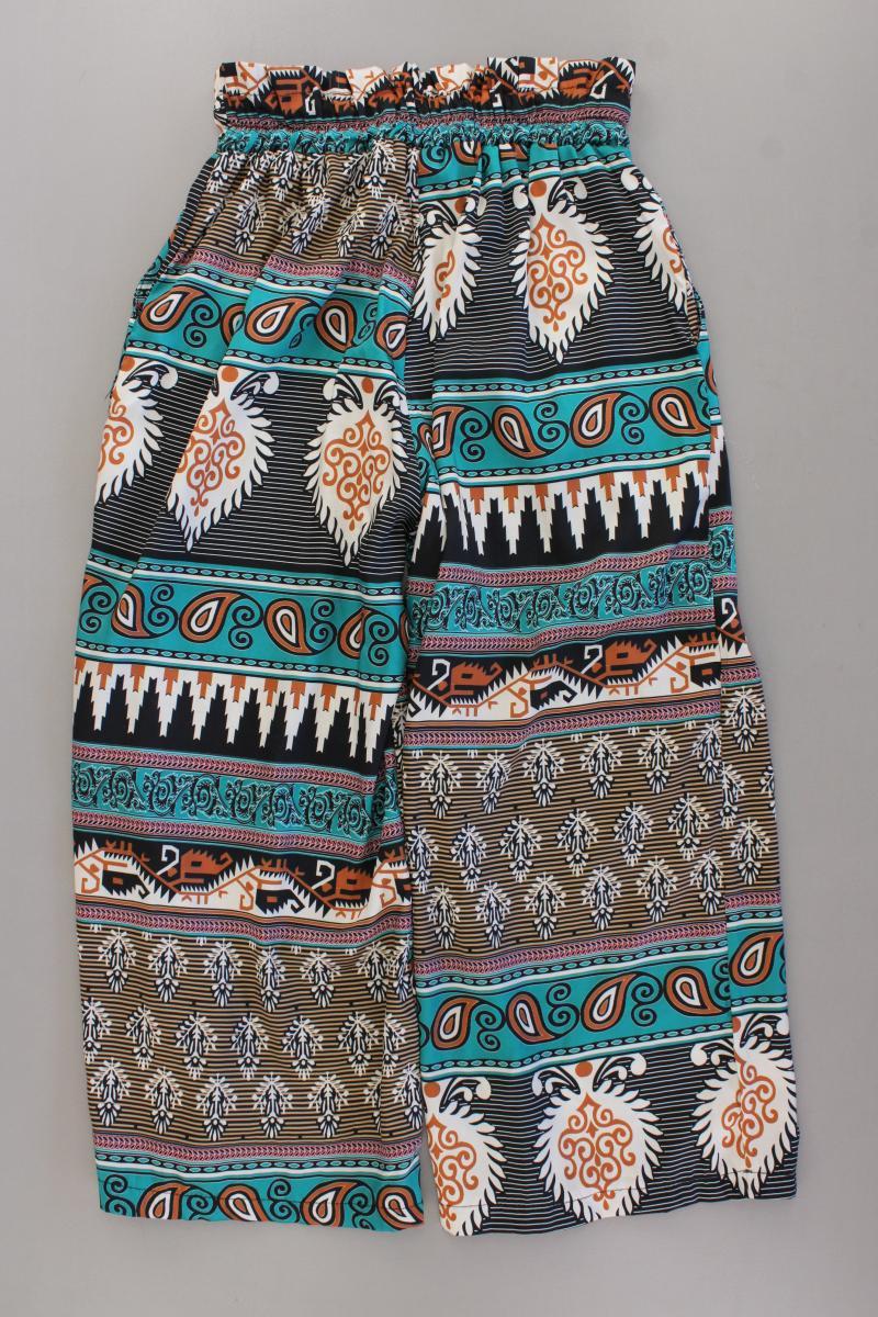 Stoffhose Gr. S mehrfarbig aus Polyester