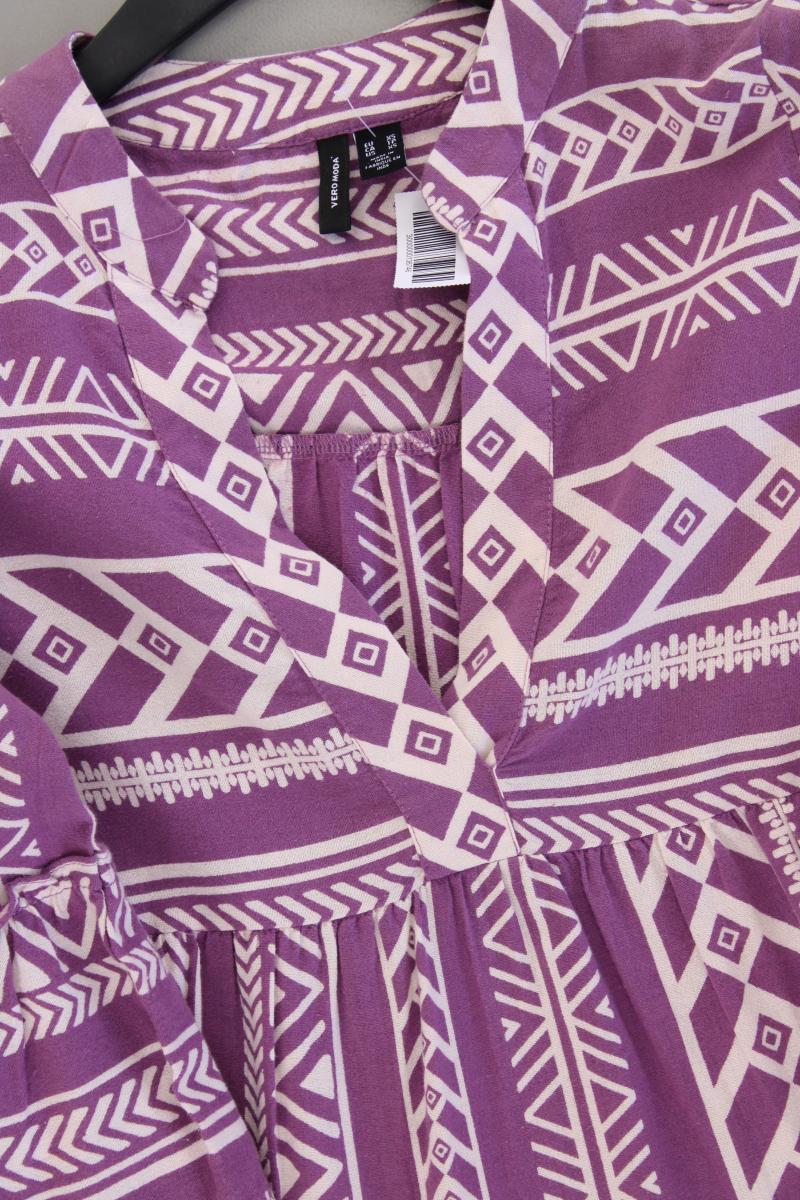 Vero Moda Sommerkleid Gr. XS 3/4 Ärmel lila aus Baumwolle