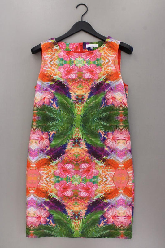 s.Oliver Bleistiftkleid Gr. 40 mit Blumenmuster neuwertig Ärmellos mehrfarbig