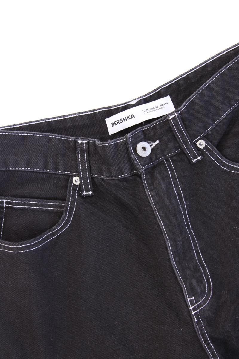 Bershka Jeansshorts Gr. 38 grau aus Baumwolle