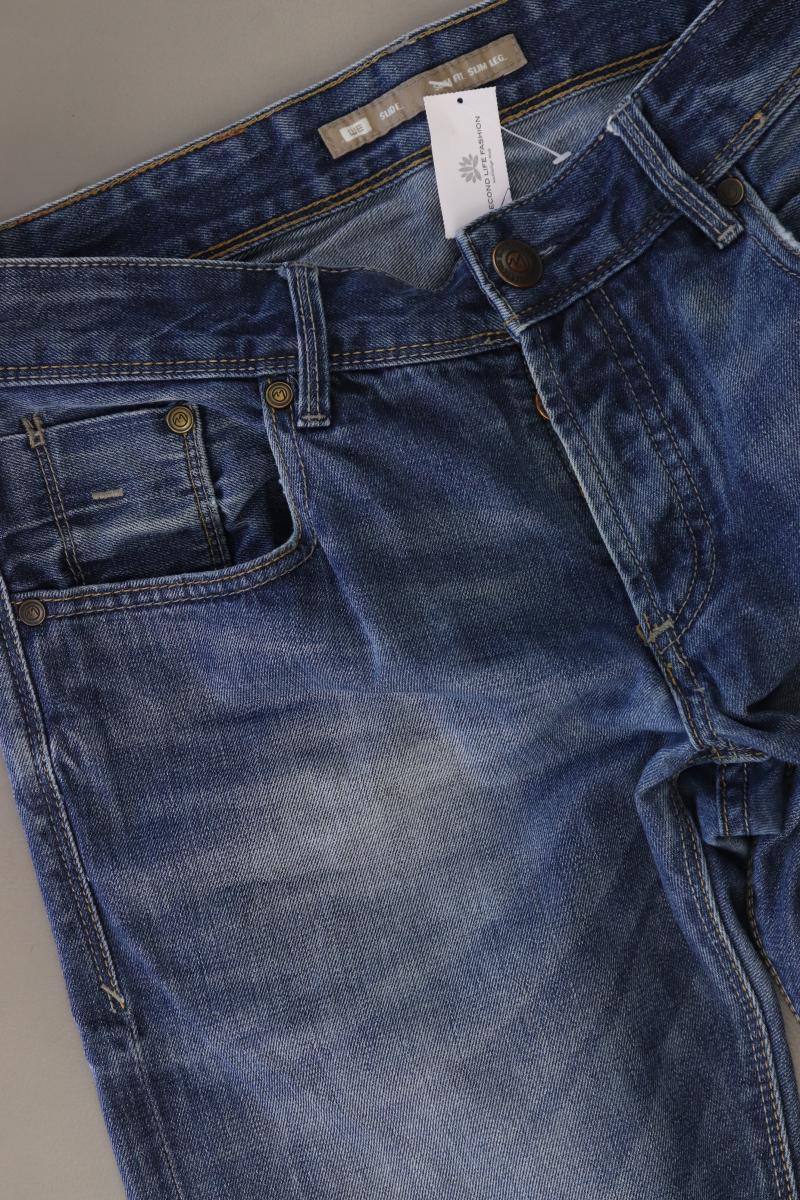 WE Fashion Straight Jeans für Herren Gr. W30/L32 blau aus Baumwolle