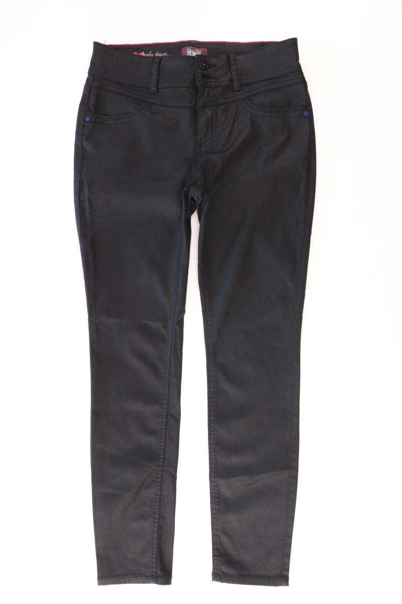 Street One Kunstlederhose Gr. W28/L30 schwarz aus Modal
