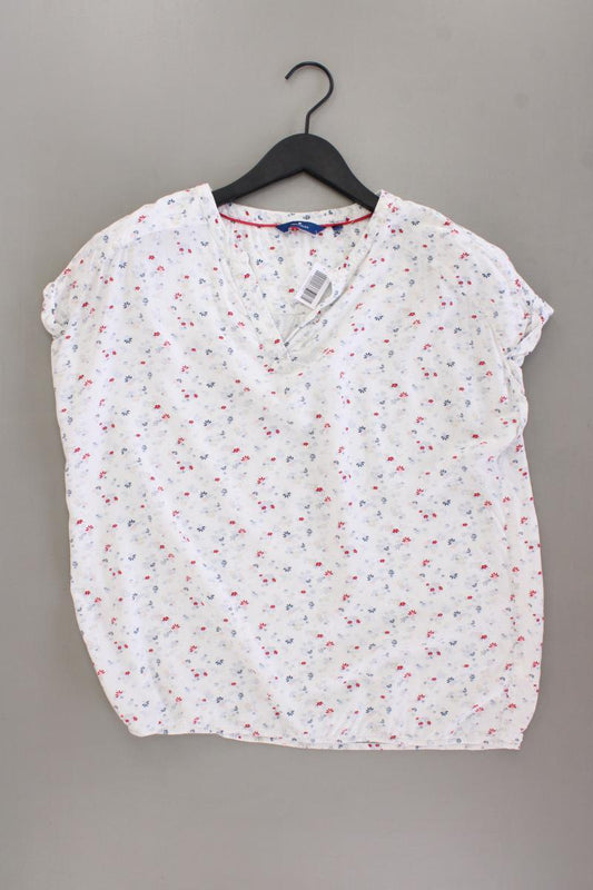 Tom Tailor Kurzarmbluse Gr. 36 mit Blumenmuster mehrfarbig aus Viskose