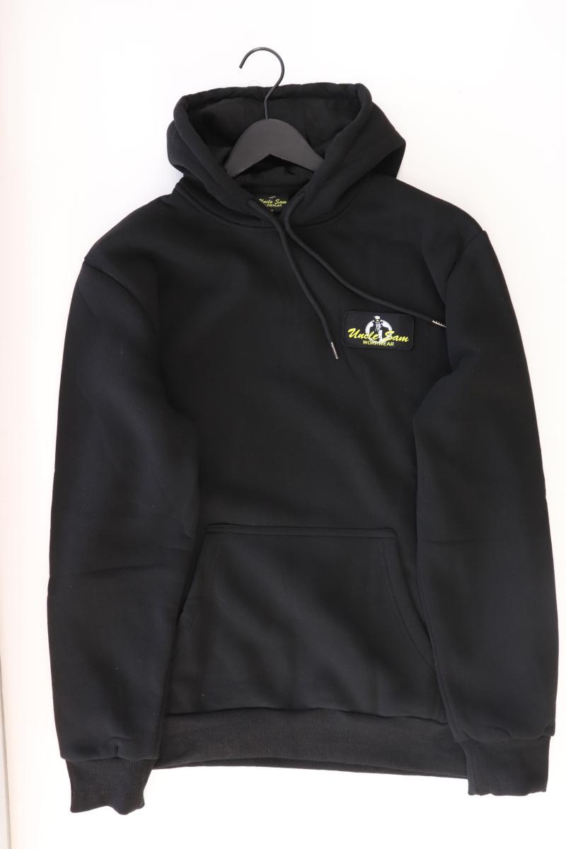 Uncle Sam Hoodie für Herren Gr. XL schwarz aus Polyester