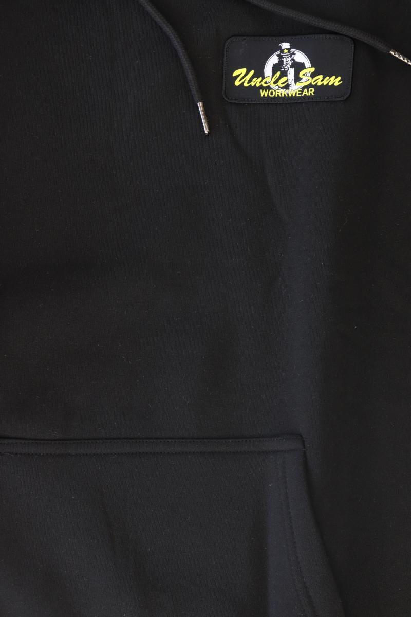 Uncle Sam Hoodie für Herren Gr. XL schwarz aus Polyester