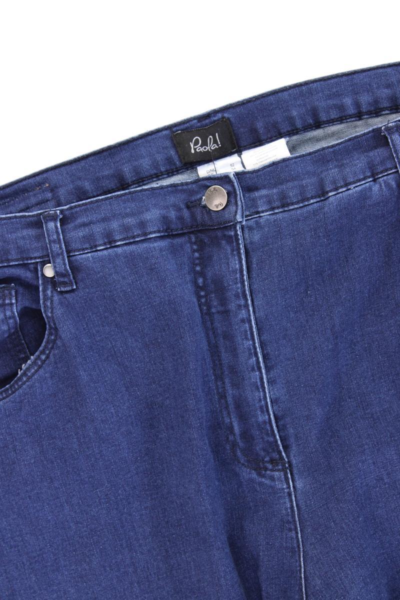 Paola Boot Cut Jeans Gr. 52 blau aus Baumwolle
