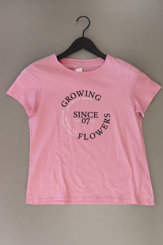Tom Tailor (Denim) Printshirt Gr. M Kurzarm rosa