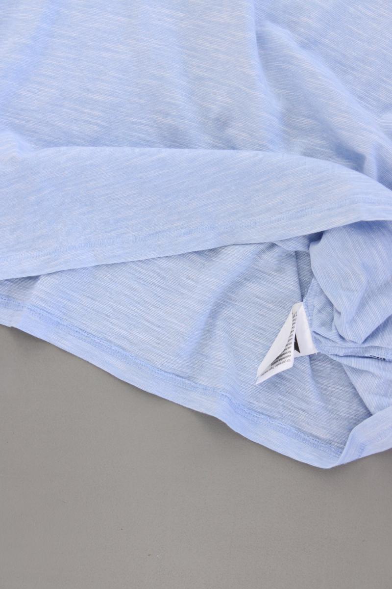 Tom Tompson Shirt für Herren Gr. M Kurzarm blau aus Baumwolle