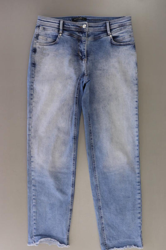 Betty Barclay Straight Jeans Gr. 38 blau aus Baumwolle