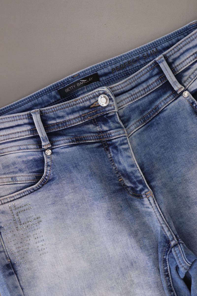 Betty Barclay Straight Jeans Gr. 38 blau aus Baumwolle