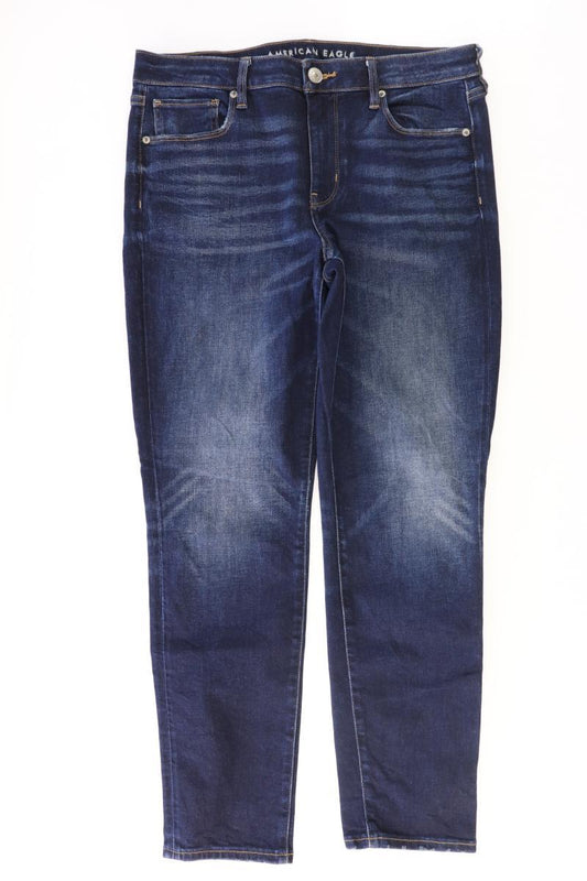 American Eagle Outfitters Straight Jeans Gr. US 12 (M) blau aus Baumwolle
