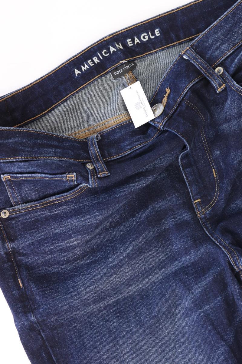 American Eagle Outfitters Straight Jeans Gr. US 12 (M) blau aus Baumwolle