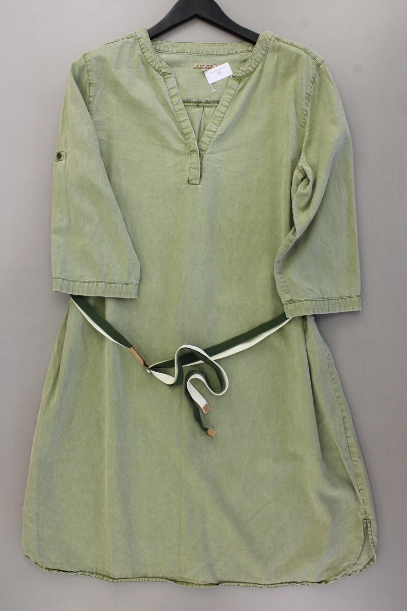 Timezone Midikleid Gr. XXL mit Gürtel 3/4 Ärmel grün