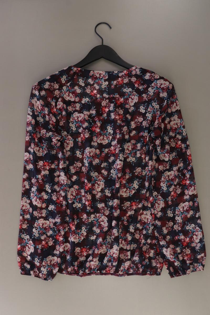 Esprit Langarmbluse Gr. 38 mit Blumenmuster mehrfarbig aus Polyester
