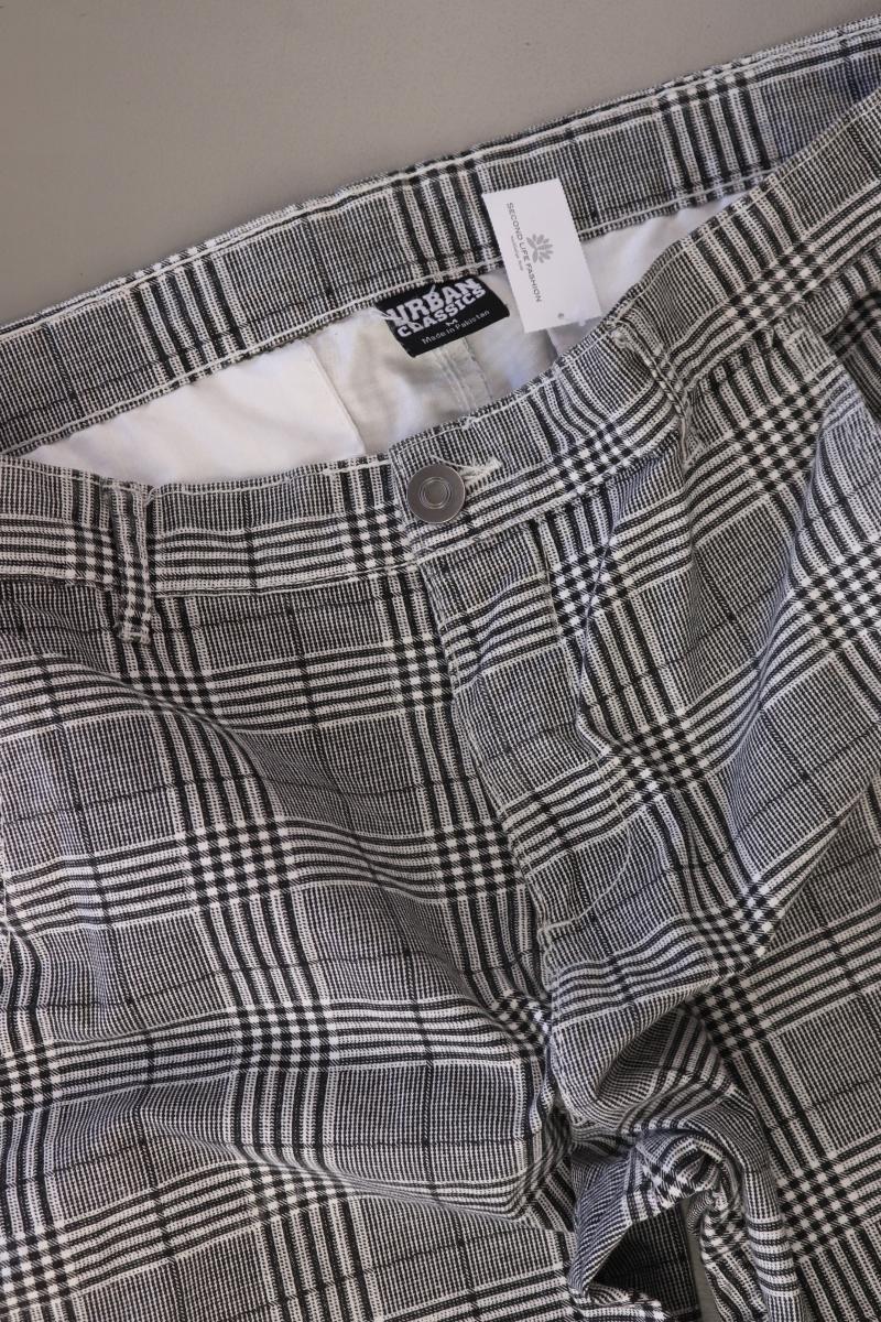 URBAN CLASSICS Cargohose Gr. M kariert grau aus Baumwolle