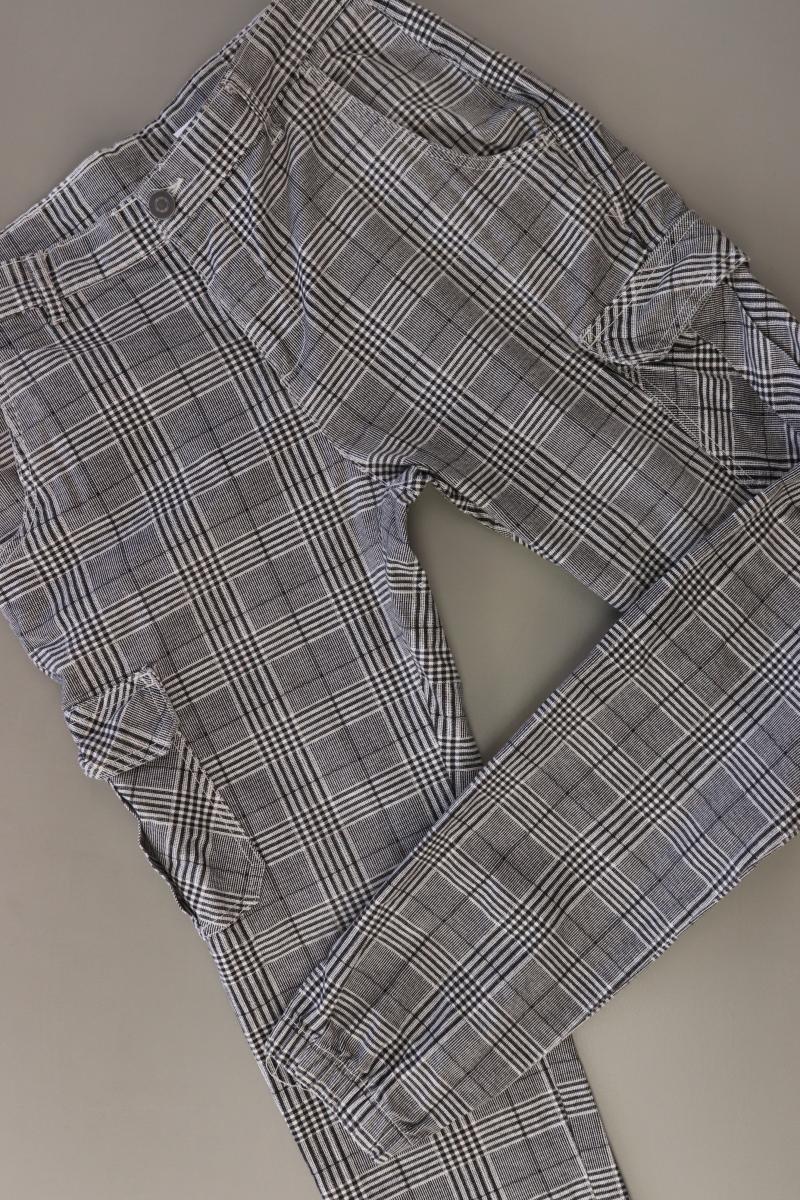URBAN CLASSICS Cargohose Gr. M kariert grau aus Baumwolle