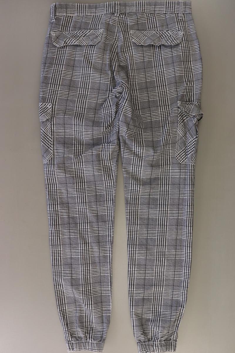 URBAN CLASSICS Cargohose Gr. M kariert grau aus Baumwolle
