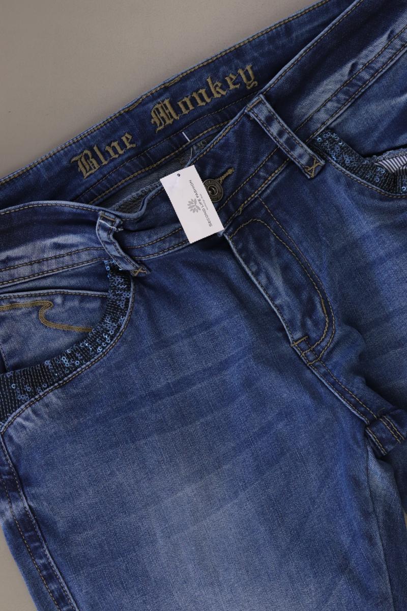 Blue Monkey Skinny Jeans Gr. W29/L32 blau aus Baumwolle
