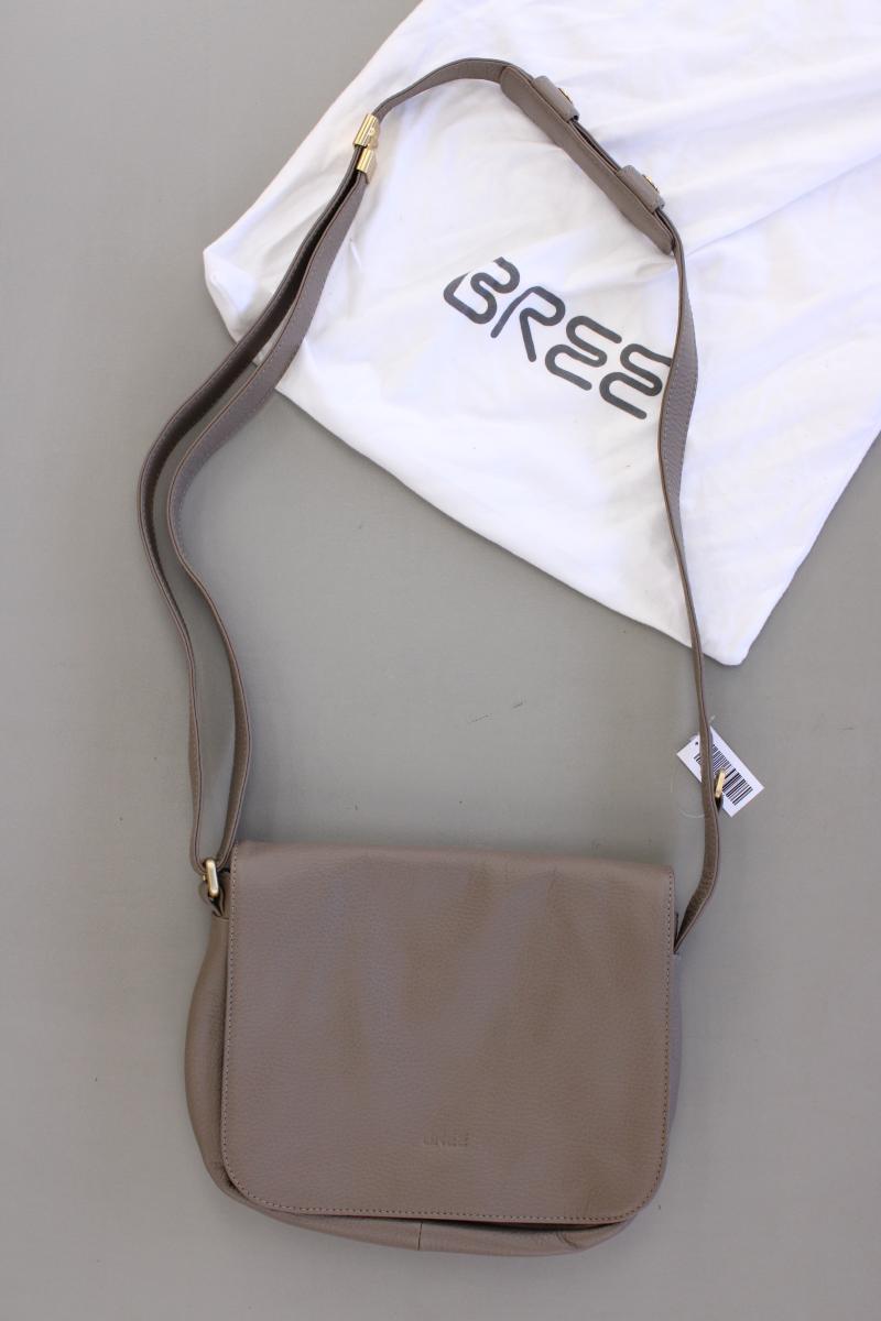Bree Umhängetasche neu mit Etikett grau aus Leder