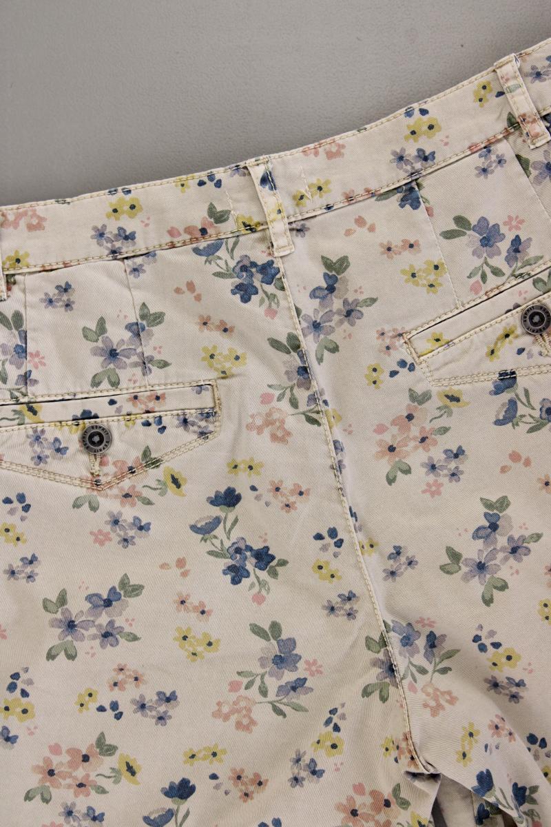 Esprit Chino Shorts Gr. 34 mit Blumenmuster mehrfarbig aus Baumwolle