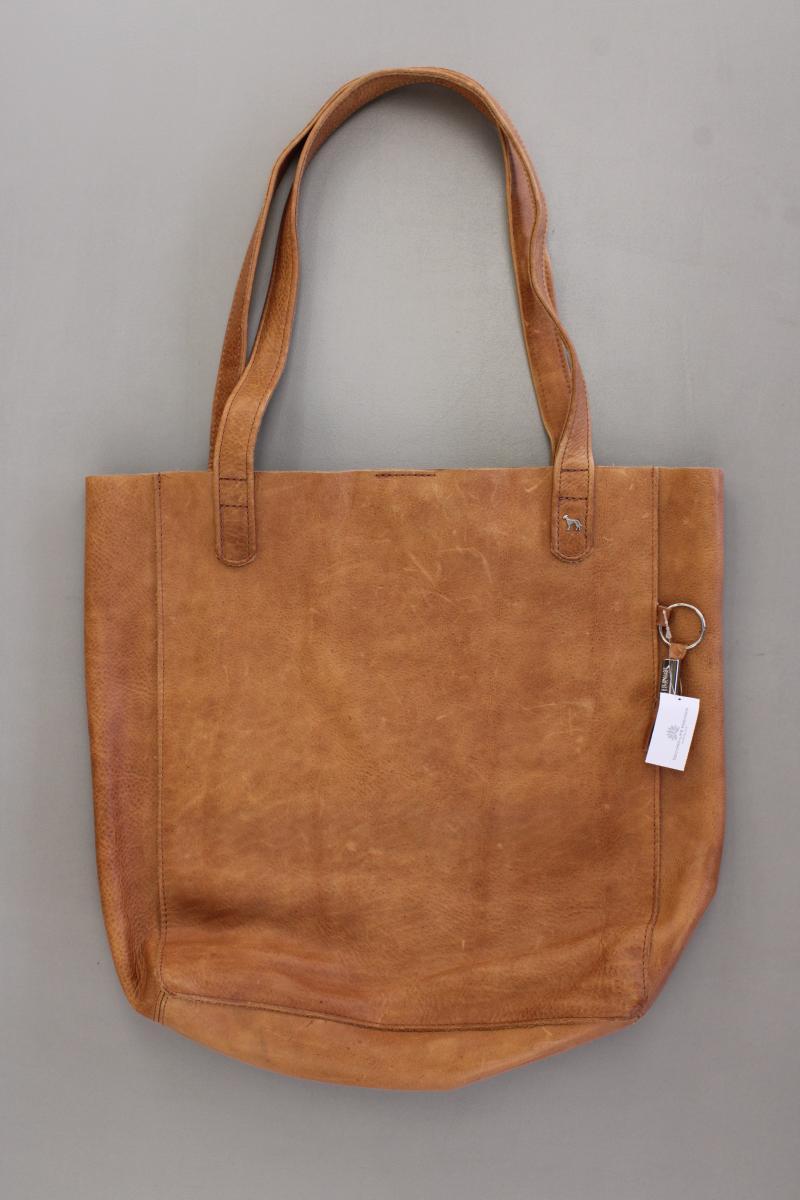 Hunter Schultertasche braun aus Leder