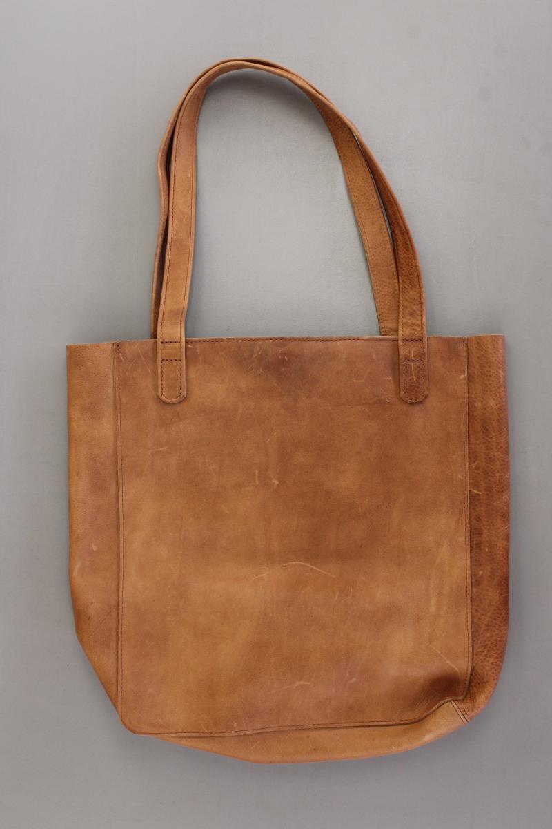 Hunter Schultertasche braun aus Leder
