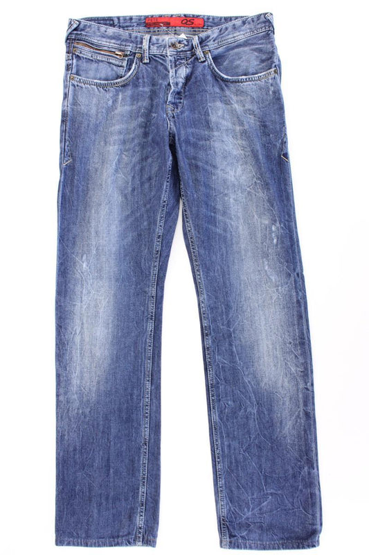 QS by s.Oliver Straight Jeans für Herren Gr. W32/L32 Modell Pete blau