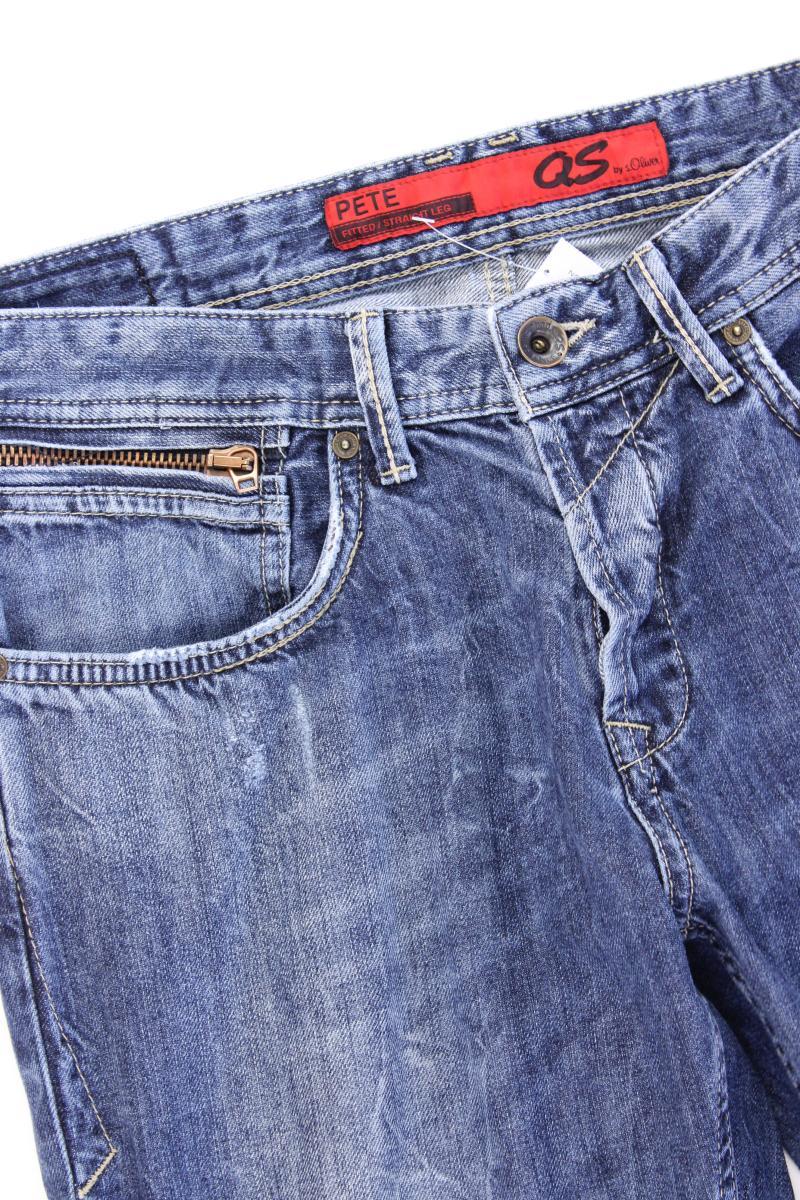 QS by s.Oliver Straight Jeans für Herren Gr. W32/L32 Modell Pete blau