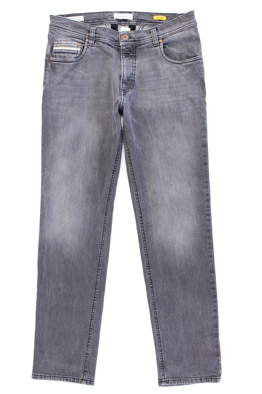 Bugatti Straight Jeans für Herren Gr. W33/L32 grau aus Baumwolle
