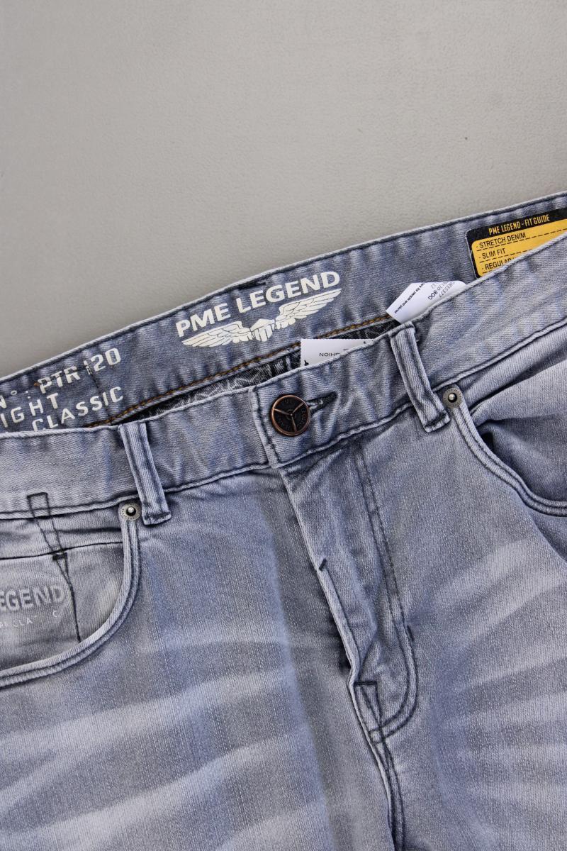 PME Legend Slim Jeans für Herren Gr. W32/L32 grau aus Baumwolle